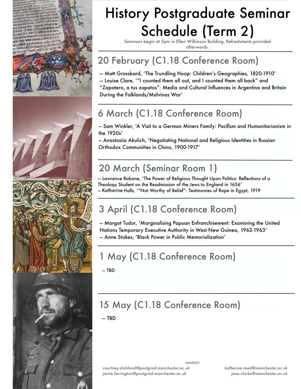 PGR Seminar Schedule 2019 term 2-1